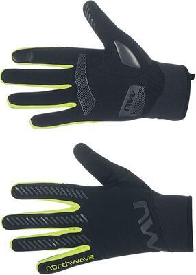 NW Rukavice Active Gel Glove zateplené- Black/Fluo - M, M