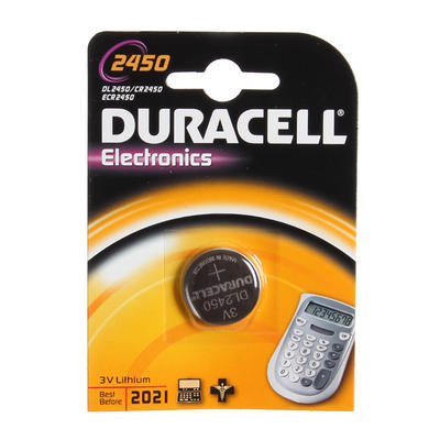 DURACELL Baterie lithium knoflíková 3V - CR 2450 - 1ks