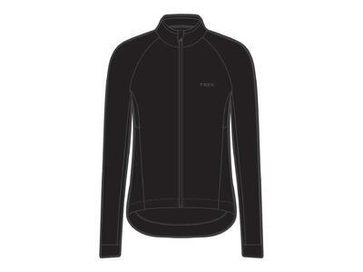 TREK Dres zateplený, dlouhý rukáv Circuit Thermal Long Sleeve Cycling Jersey - černý XXL - 1