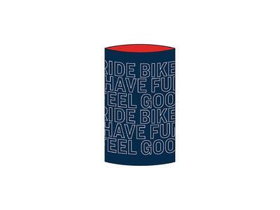 BONTRAGER Oboustranný cyklistický šátek na krk (rukáv) modrá/červená - 1