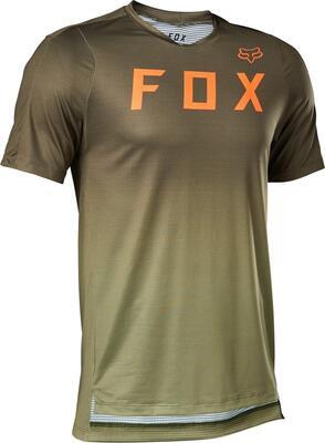 FOX Volný dres Flexair SS Jersey - Bark - 1
