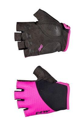 NW Rukavice Fast Woman Short Finger Glove - Fuchsia / Black M, M