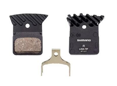SHIMANO - Destičky brzdové L05A RF polymerové s pružinou+chladič
