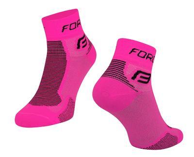 FORCE - Ponožky FORCE 1 růžovo-černé