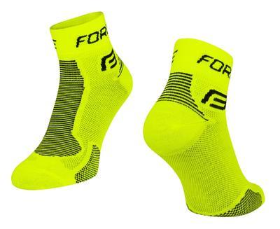 FORCE - Ponožky FORCE 1 fluo-černé S-M, S-M