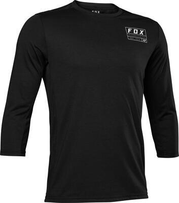 FOX Volný dres Ranger 3/4 Jersey Iron - Black - XL, XL