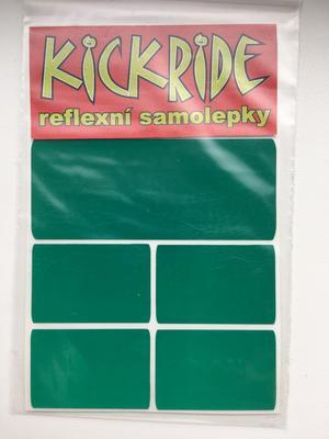 KICKRIDE Reflexní samolepka - zelená