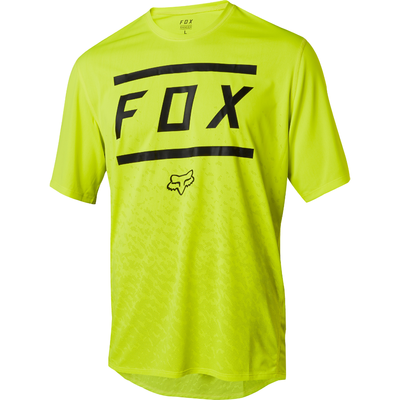 FOX Volný dres Ranger SS Bars Yellow/Black - XL - 1