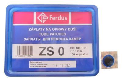 FERDUS - záplata ZS0 průměr 16mm