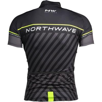 NW Logo 3 Jersey S/S Black/Yellow Fluo - 2