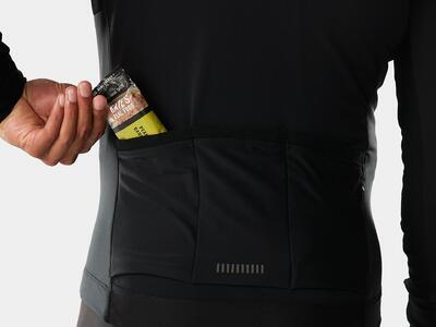 TREK Dres zateplený, dlouhý rukáv Circuit Thermal Long Sleeve Cycling Jersey - černý XL, XL - 3