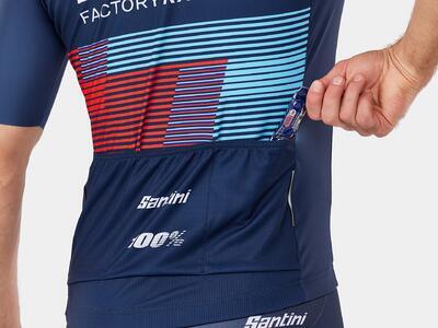SANTINI Dres Trek Factory Racing Men's Team Replica Cycling Jersey - XL, XL - 4