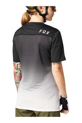 FOX Dámský volný dres Flexair SS Jersey - Black/Pink - S - 4