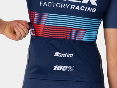 SANTINI Dres Trek Factory Racing Women's Team Replica Cycling Jersey - S - 4