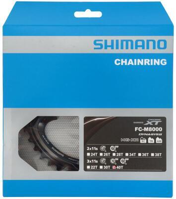 SHIMANO - Převodník XT FC-M8000-3 40 zubů (velký), 3x11 rychlostí - 4